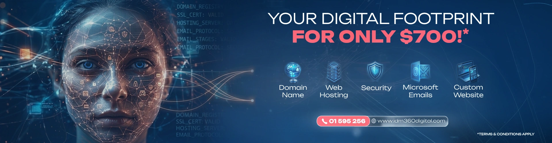 Your digital footprint for only $700!